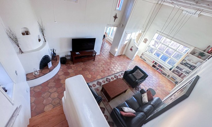 Northeast Santa Fe House | Inviting Santa Fe Adobe Home with Scenic Elevated Views