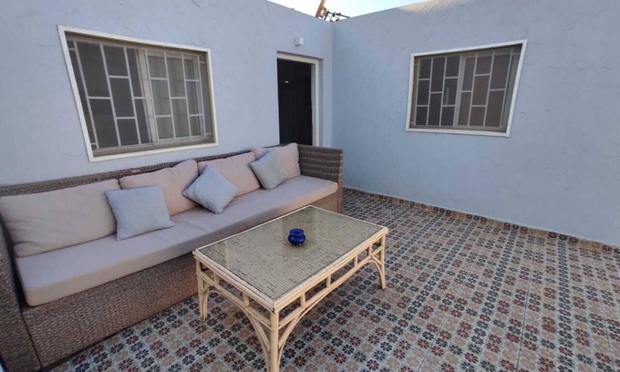 Harhoura House | Cozy Villa with Garden Steps from the Beach and Pool