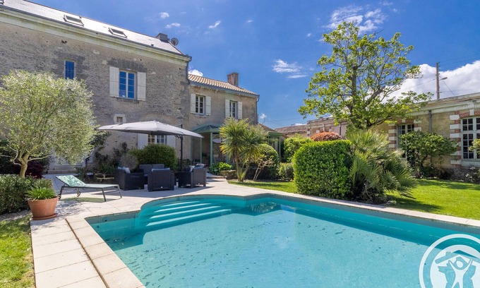 Saint-Georges-sur-Layon Bed & Breakfast | Cozy Guestroom in Doué-en-Anjou with Pool & Spa Access