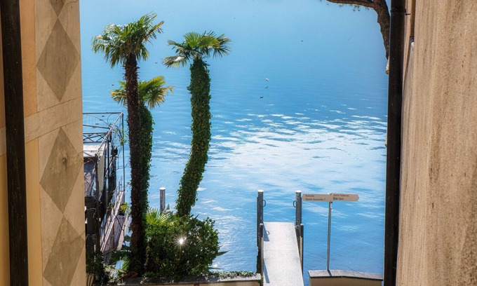 Morcote Apartment | Inviting Studio Apartment in Historic Morcote with Lake View