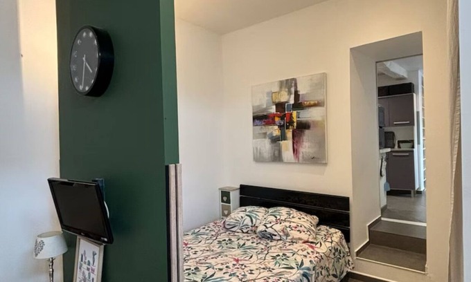 Casaglione Apartment | Charming studio in typical Corsican house, pleasant village, 15 min from the beaches