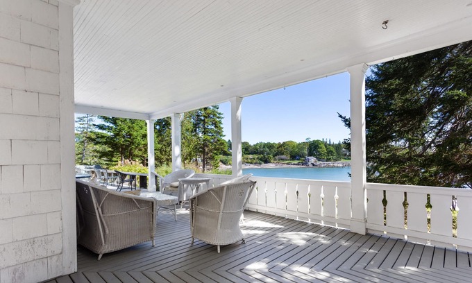 Northeast Harbor House | Elegant Summer Cottage with Ocean Views at Gilpatrick Cove