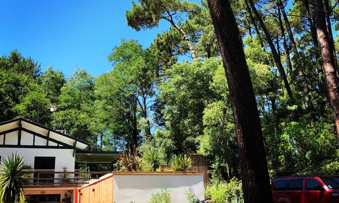 Seignosse Apartment | Idyllic T3 Garden Retreat with Pool, Pets Welcome & Beach Access