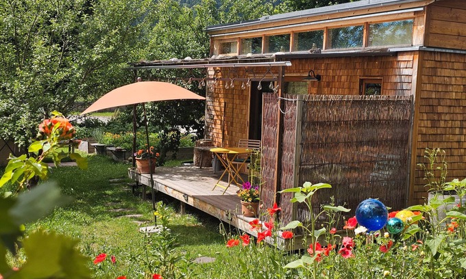 Unterammergau Ski Chalet | Cozy Tiny House “Loft Süd” with Mountain View & Garden