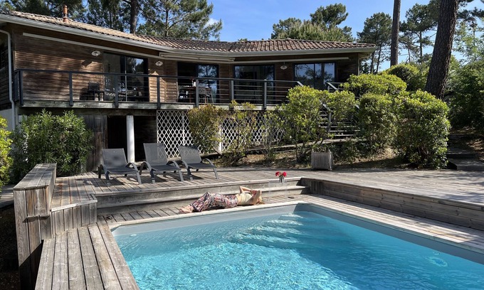 Le Canon Villa | Delightful Villa with Ocean View in Cap Ferret