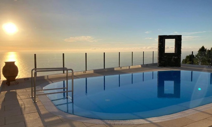 Faja da Ovelha Villa | Elegant Villa with Sea View, Private Pool & Garden Escape