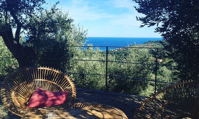Serreta Villa | Idyllic Villa with Private Pool & Ocean Views in Olive Groves