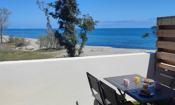 Bravone Apartment | Idyllic Waterfront Apartment with Pool and Ocean Views