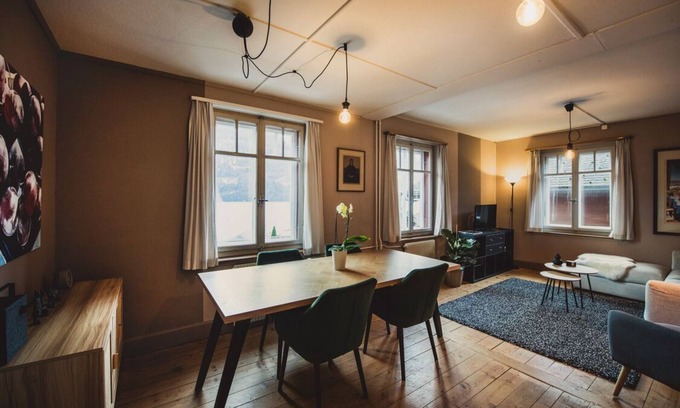 Brienz Condo | Discover Chasa Berggold House with Lake Views in Brienz