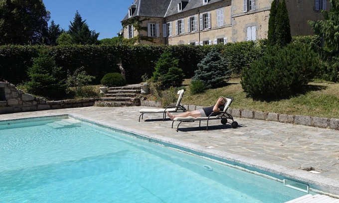 Dontreix Other | Relax at Chateau in Creuse with Inviting Swimming Pool