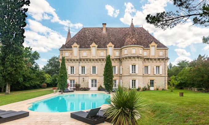 Castelsagrat Other | Elegant Chateau Quercy: Seven-Bedroom Castle with Pool