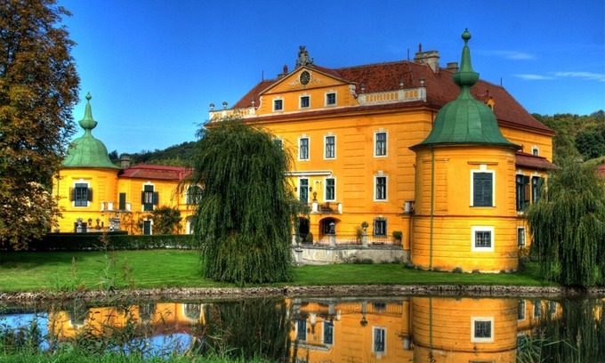 Schwertberg Villa | Elegant Chateau Rental in Austria with Pool & Breakfast