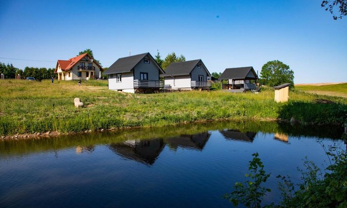 Wizajny House | Discover Chatki Dwa Żurawie: 9.1/10, Hot Tub & Pet Friendly