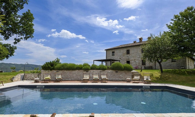 Cagli Villa | Villa Checello: Private Pool Oasis with Ocean Views