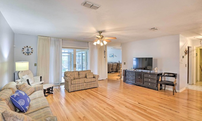 Carrabelle House | Inviting Lanark Village Retreat with Private Pool & Ocean View