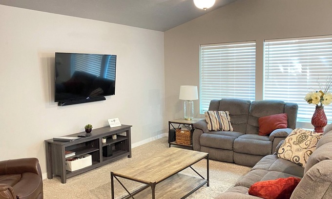 Meridian House | Bright Executive Home with Office & Ocean View in Meridian
