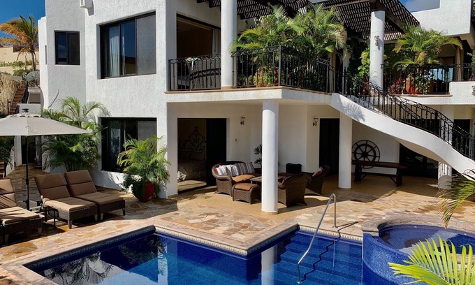 Pedregal Villa | Private Pool Oasis, Steps from Beach - Guest Rated 10/10!
