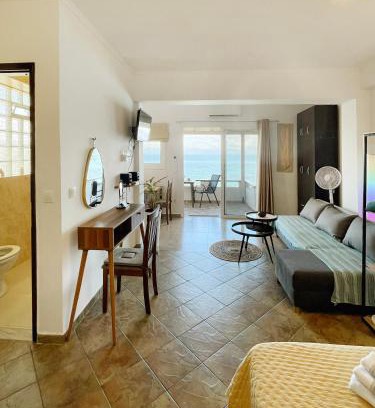 Agia Pelagia Chlomou Apartment | Oceanfront Retreat at Chelona - Coastal Apartment Awaits