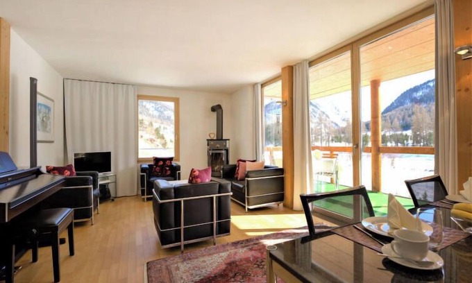 Pontresina Apartment | Experience Chesa Lej: Guest Rated 9.8 with Lake View & Spa