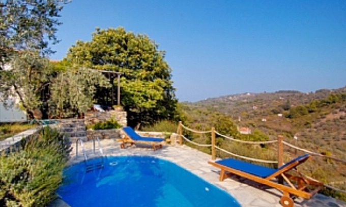 Skopelos Cottage | Chestnut Tree Cottage: Private Pool in Tranquil Surroundings