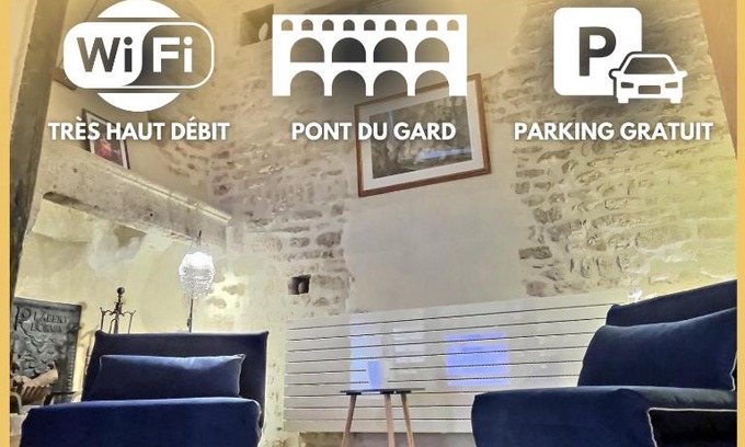 Remoulins Apartment | Cozy Loft at Chez Lydia - Steps from Canoeing & Uzès