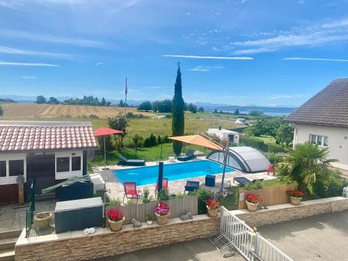 Bevaix Apartment | Relaxing Getaway at Chez Moumie with Private Jacuzzi
