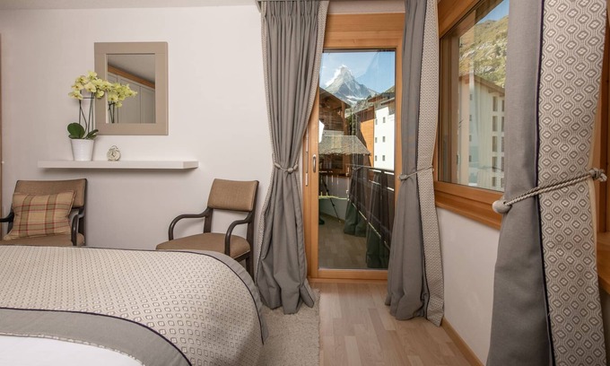 Zermatt Apartment | Elegant Chez Nous Zermatt: Matterhorn Views & Premier Amenities