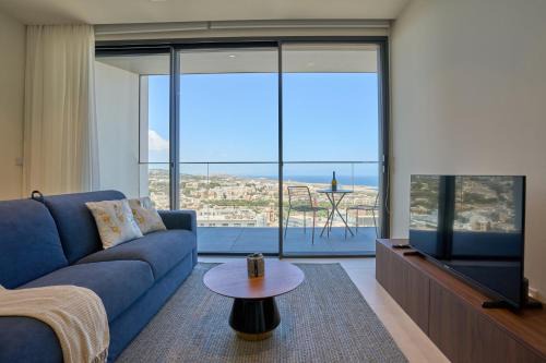 Paceville Apartment | Chic 16th-Floor Apartment with Stunning Sea Views