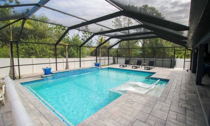 Lehigh Acres House | Experience Bliss at The Grand Palm Villa with Private Pool