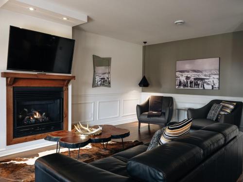 Saint-Sauveur Apartment | Chic condo at the foot of the slopes of Saint-Sauveur
