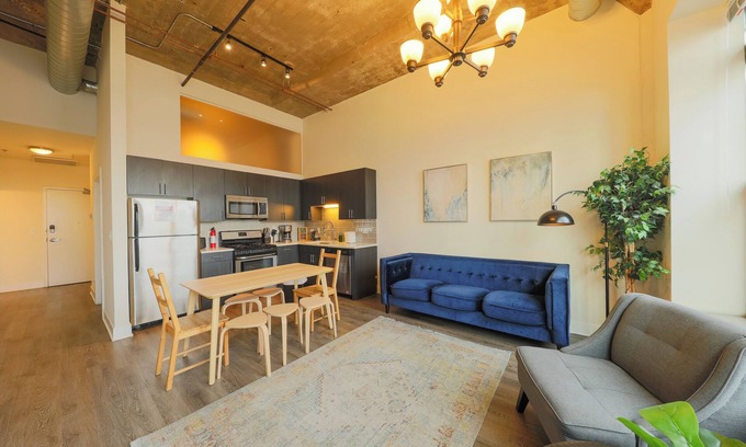 Prairie District Hotel | Chic Cozy 2BR near McCormick + Museum Campus