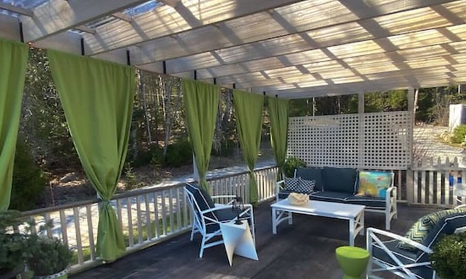 Blue Hill House | Chic Farmhouse Cottage with Private Beach & Unlimited WiFi