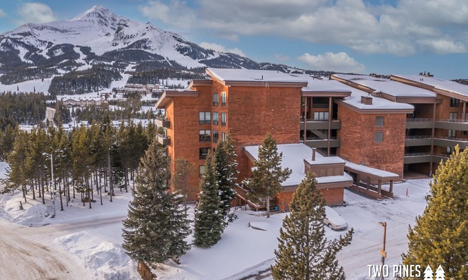 Big Sky Condo | Mid-Century Mountain Village Home with Family-Friendly Amenities