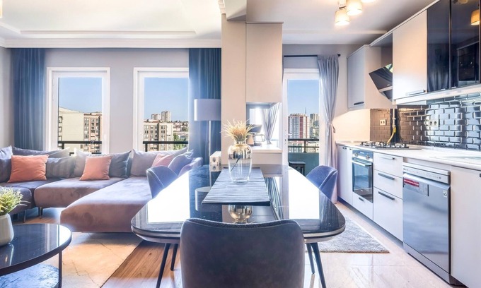Kucukcekmece Apartment | Modern Residence Near Mall of Istanbul with Family Amenities