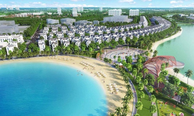 Gia Lam Apartment | Experience Ocean Park 3: Family-Friendly Retreat with Spa
