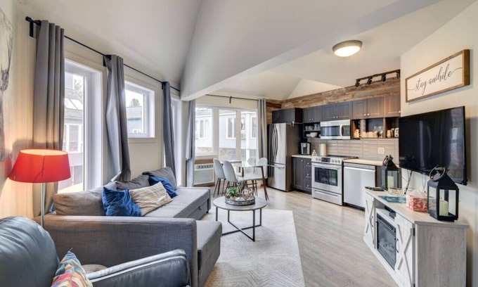Mont-Tremblant Pedestrian Village Condo | Discover Chouette Tremblant: Ski In/Out Near Village