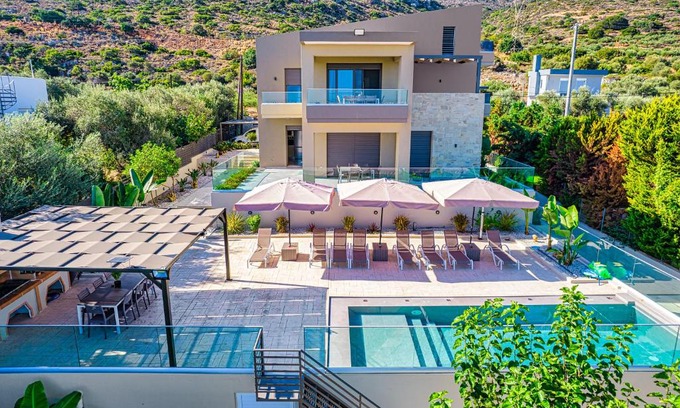 Mourniai Villa | Discover Chris and Stratos Villa with Private Eco Pool