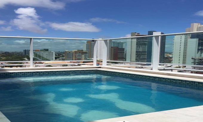 Ponta Negra Apartment | Elegant Cinema Penthouse with Private Pool and Ocean View