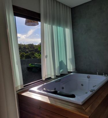 Jaboticatubas Apartment | Pet-Friendly Cipó Lofts with Hot Tub & Perfect 10 Rating