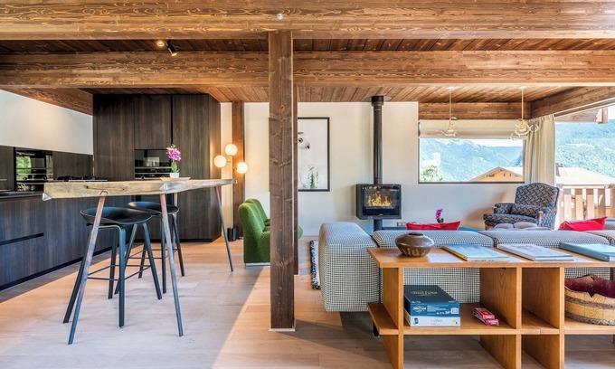 La Cote-d'Arbroz Ski Chalet | Experience CIPOLIN: Design Chalet with Outdoor Bliss