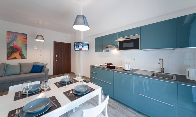 Pietra Ligure Apartment | Oceanfront Retreat: Cipriani 5A, Steps from the Beach