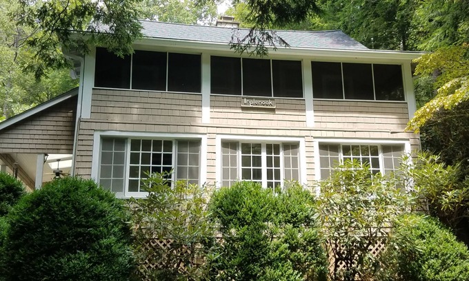 Montreat House | Historic Circa 1907 Home with Pool & Spa Near Montreat