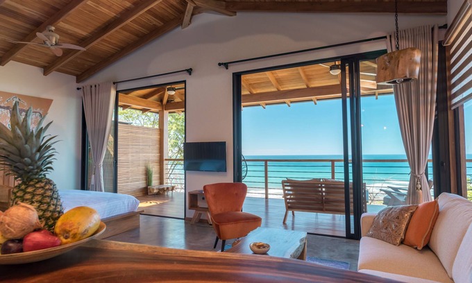 Carmen Resort | Ocean View "Citrine" Studio Villa with Spa & Pool Amenities