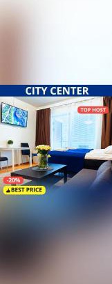 Oulu Apartment | City Center Studio with Scenic View & Convenient Parking