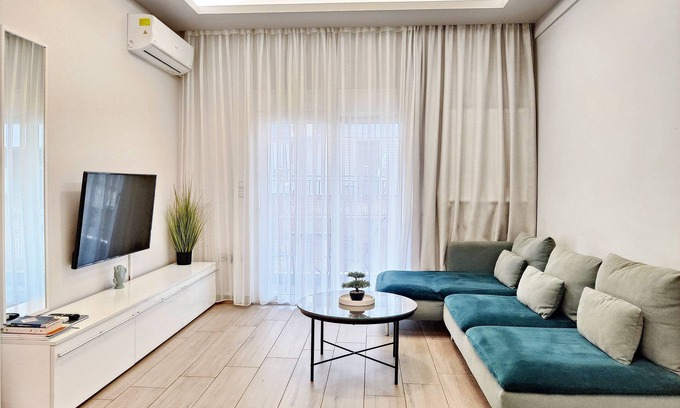 Thessaloniki Apartment | Modern City Center Apartment with Pet-Friendly Amenities