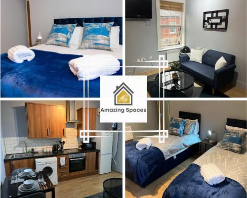 Warrington Apartment | Convenient City Centre 2 Bed Flat with Free Wifi & Kitchen