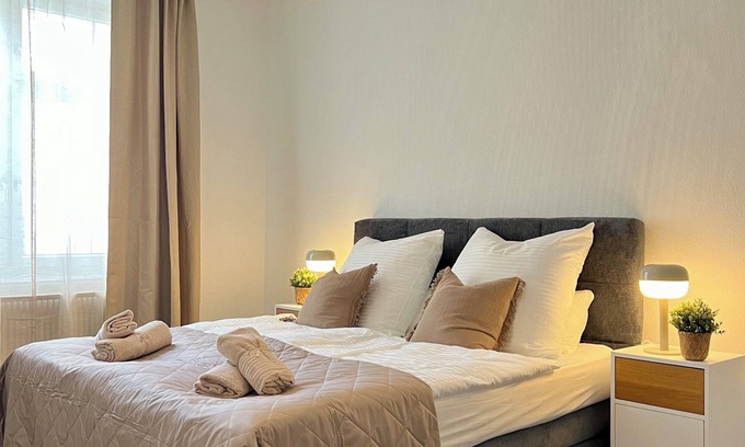 Relenberg Apartment | City Home - Top location - 2 rooms - 80sqm - Smart TV - WIFI - Balcony