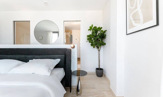 Ville Haute Apartment | Stylish City Retreat with Breathtaking Ville Haute Views