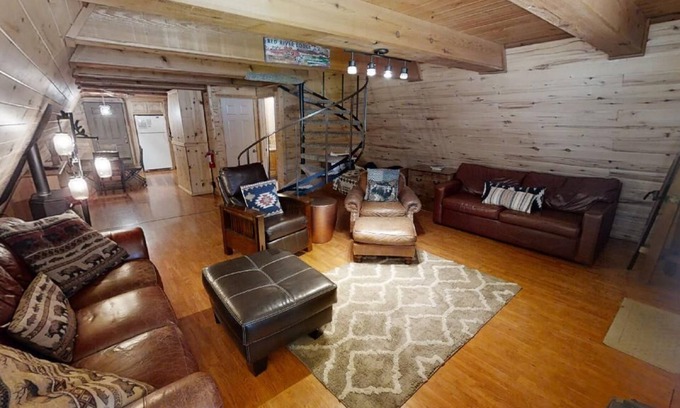 Red River Cabin | Experience CJ A-Frame 1: Ski In/Ski Out with Free WiFi