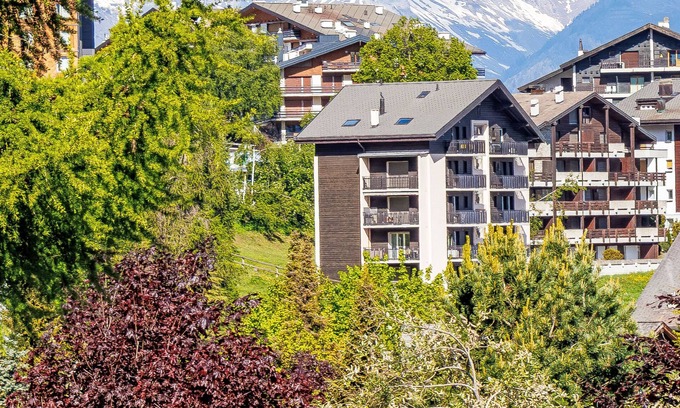 Nendaz Apartment | Pet-Friendly Clair Matin 20 by Interhome with Spa & Lake Views